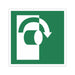 Schild Rettungszeichen 100x100mm - DIN EN ISO 7010 - ASR A1.3-10x10cm für Innen und Aussen - PVC Aufkleber - selbstklebend becline