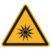 Schild Warnzeichen 50mm - DIN EN ISO 7010 - ASR A1.3 - Für Innen und Aussen - 5cm - PVC Aufkleber - selbstklebend becline