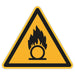 Schild Warnzeichen 50mm - DIN EN ISO 7010 - ASR A1.3 - Für Innen und Aussen - 5cm - PVC Aufkleber - selbstklebend becline