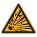 Schild Warnzeichen 150mm - DIN EN ISO 7010 - ASR A1.3 - Für Innen und Aussen - 15cm - PVC Aufkleber - selbstklebend becline