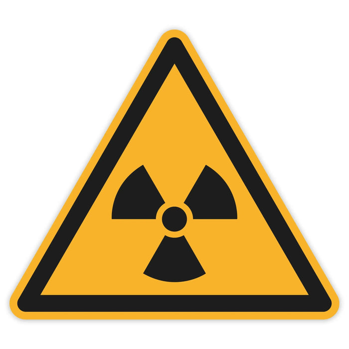 Schild Warnzeichen 150mm - DIN EN ISO 7010 - ASR A1.3 - Für Innen und Aussen - 15cm - PVC Aufkleber - selbstklebend becline
