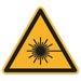 Schild Warnzeichen 150mm - DIN EN ISO 7010 - ASR A1.3 - Für Innen und Aussen - 15cm - PVC Aufkleber - selbstklebend becline