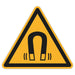 Schild Warnzeichen 150mm - DIN EN ISO 7010 - ASR A1.3 - Für Innen und Aussen - 15cm - PVC Aufkleber - selbstklebend becline