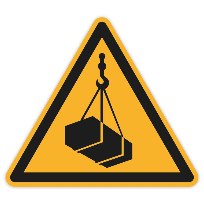 Schild Warnzeichen 150mm - DIN EN ISO 7010 - ASR A1.3 - Für Innen und Aussen - 15cm - PVC Aufkleber - selbstklebend becline