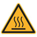 Schild Warnzeichen 150mm - DIN EN ISO 7010 - ASR A1.3 - Für Innen und Aussen - 15cm - PVC Aufkleber - selbstklebend becline